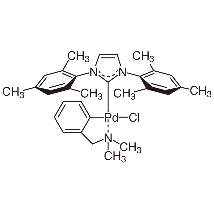 Chloro[(1,3-dimesitylimidazol-2-ylidene)(N,N-dimethylbenzylamine)palladium(II)]&gt;98.0%(T)200mg
