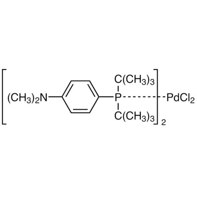 Bis[di-tert-butyl(4-dimethylaminophenyl)phosphine]dichloropalladium(II)&gt;98.0%(T)1g
