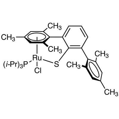 Chloro[(1,2,3,4,5,6-eta)-2,2&#39;&#39;,4,4&#39;&#39;,6,6&#39;&#39;-hexamethyl[1,1&#39;:3&#39;,1&#39;&#39;-terphenyl]-2&#39;-thiolato-kappaS][triisopropylphosphine-kappaP]ruthenium(II)100mg
