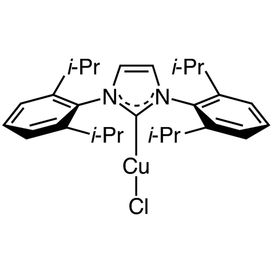 Chloro[1,3-bis(2,6-diisopropylphenyl)imidazol-2-ylidene]copper(I)&gt;98.0%(T)1g