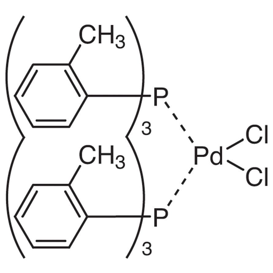 Bis(tri-o-tolylphosphine)palladium(II) Dichloride&gt;90.0%(T)5g