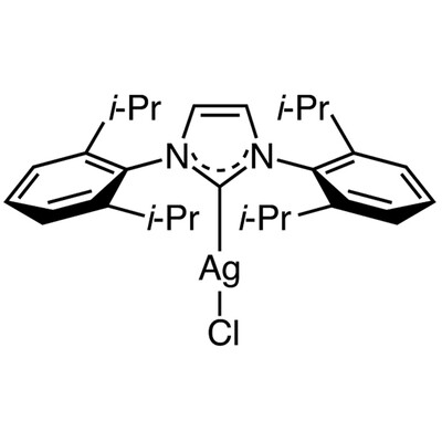 Chloro[1,3-bis(2,6-diisopropylphenyl)imidazol-2-ylidene]silver&gt;97.0%(N)1g