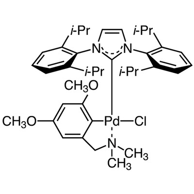 Chloro[[1,3-bis(2,6-diisopropylphenyl)imidazol-2-ylidene](N,N-dimethyl-3,5-dimethoxybenzylamine)palladium(II)]&gt;98.0%(T)1g