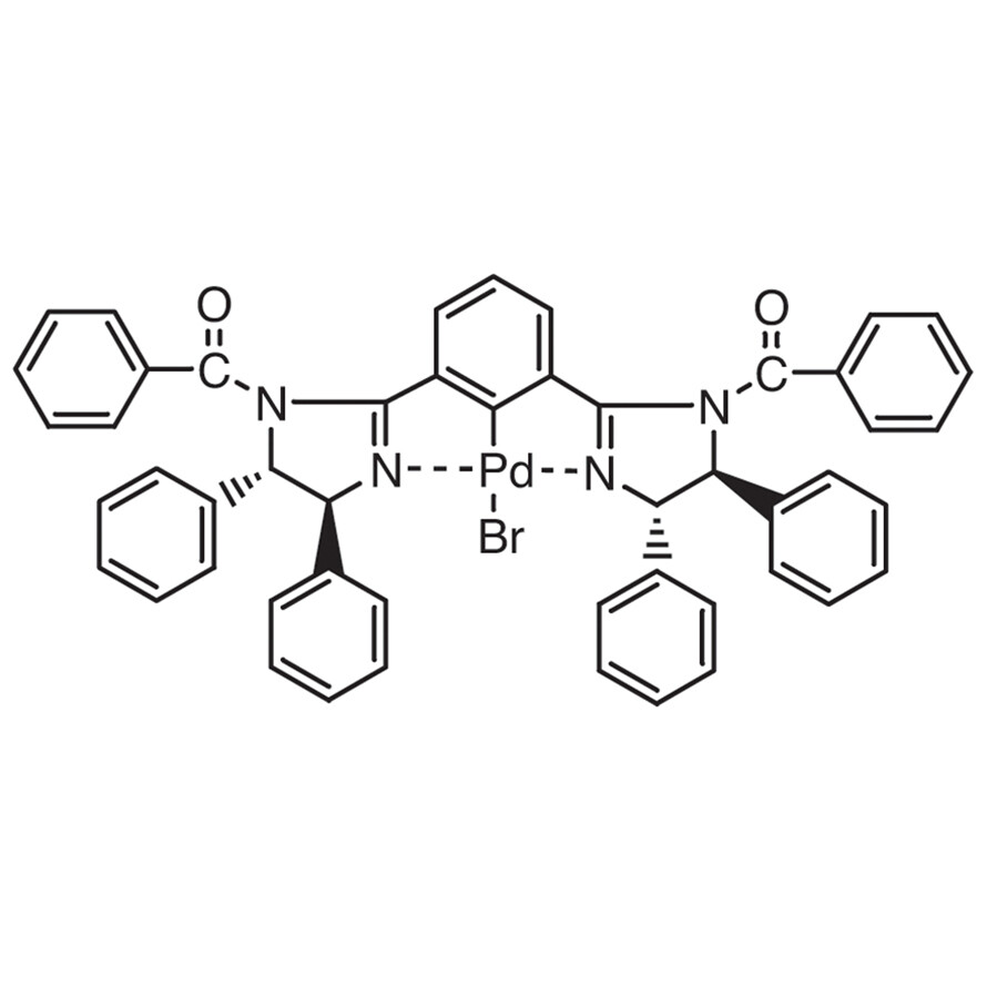 Bromo[[1,3-bis[(4S,5S)-1-benzoyl-4,5-diphenyl-2-imidazolin-2-yl]benzene]palladium(II)]100mg