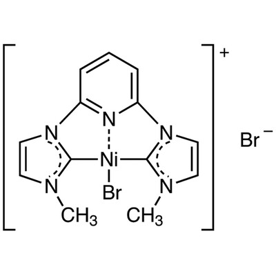 Bromo[(2,6-pyridinediyl)bis(3-methyl-1-imidazolyl-2-ylidene)]nickel Bromide&gt;98.0%(N)(T)1g