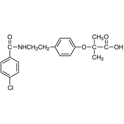 Bezafibrate&gt;98.0%(HPLC)(T)25g