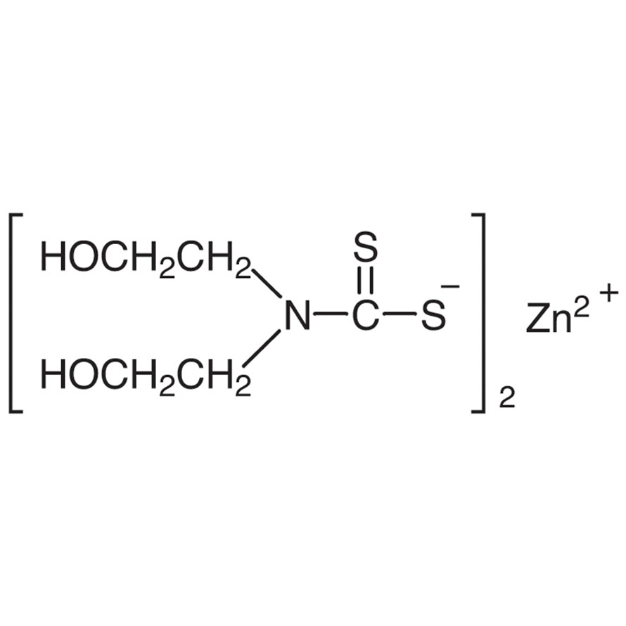 Bis(2-hydroxyethyl)dithiocarbamic Acid Zinc(II) Salt&gt;98.0%(T)25g