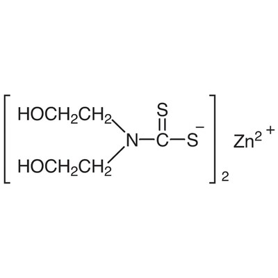 Bis(2-hydroxyethyl)dithiocarbamic Acid Zinc(II) Salt&gt;98.0%(T)25g