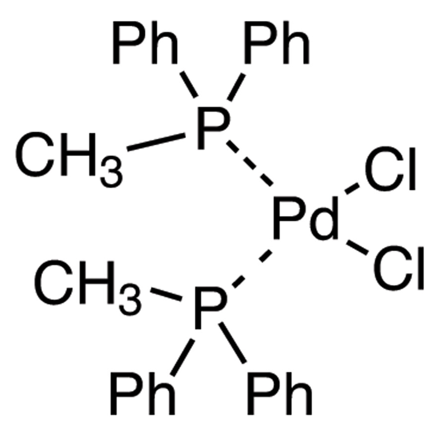Bis(methyldiphenylphosphine)palladium(II) Dichloride (cis- and trans- mixture)&gt;96.0%(T)1g