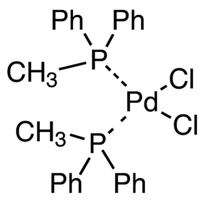 Bis(methyldiphenylphosphine)palladium(II) Dichloride (cis- and trans- mixture)&gt;96.0%(T)1g
