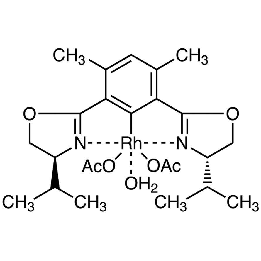 Bis(acetato)aqua[(S,S)-4,6-bis(4-isopropyl-2-oxazolin-2-yl)-m-xylene]rhodium10mg