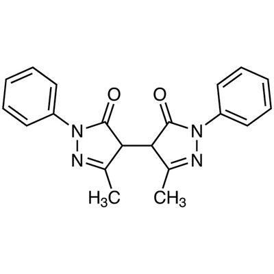 Bis(3-methyl-1-phenyl-5-pyrazolone) [for Determination of CN, Vitamin B12, etc]&gt;97.0%(T)25g