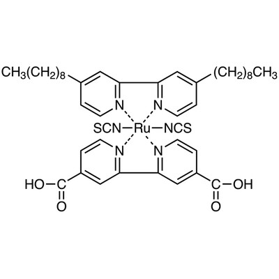 Bis(isothiocyanato)(2,2&#39;-bipyridyl-4,4&#39;-dicarboxylato)(4,4&#39;-dinonyl-2,2&#39;-bipyridyl)ruthenium(II)&gt;80.0%(HPLC)200mg