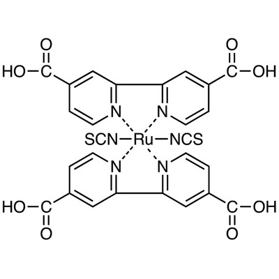 Bis(isothiocyanato)bis(2,2&#39;-bipyridyl-4,4&#39;-dicarboxylato)ruthenium(II)&gt;85.0%(HPLC)200mg