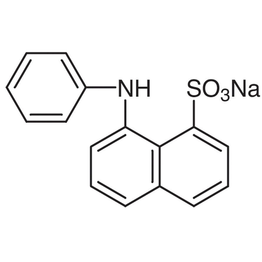 ANS-Na (=Sodium 8-Anilino-1-naphthalenesulfonate) [Hydrophobic fluorescent probe]>97.0%(N)(HPLC)5g