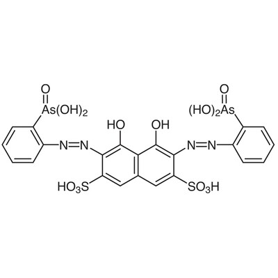 Arsenazo III [Spectrophotometric reagent for U, Th, Zr and other metals, Indicator for the precipitation titration of SO4 with Ba]&gt;95.0%(T)5g