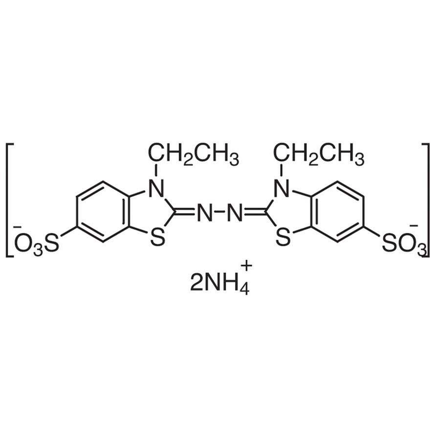 AzBTS [=2,2&#39;-Azinobis(3-ethylbenzothiazoline-6-sulfonic Acid Ammonium Salt)] [for Biochemical Research]&gt;98.0%(T)1g
