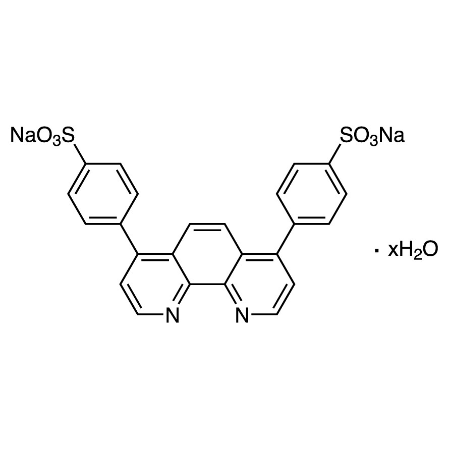 Bathophenanthrolinedisulfonic Acid Disodium Salt Hydrate [for Determination of Ferrous Ion]1g