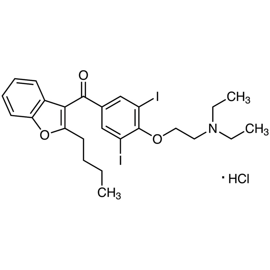 Amiodarone Hydrochloride&gt;98.0%(HPLC)(T)1g