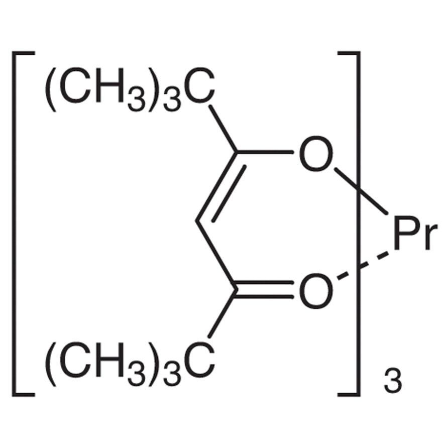 Tris(2,2,6,6-tetramethyl-3,5-heptanedionato)praseodymium(III) [NMR Shift Reagent]&gt;98.0%(T)1g