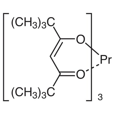 Tris(2,2,6,6-tetramethyl-3,5-heptanedionato)praseodymium(III) [NMR Shift Reagent]&gt;98.0%(T)1g