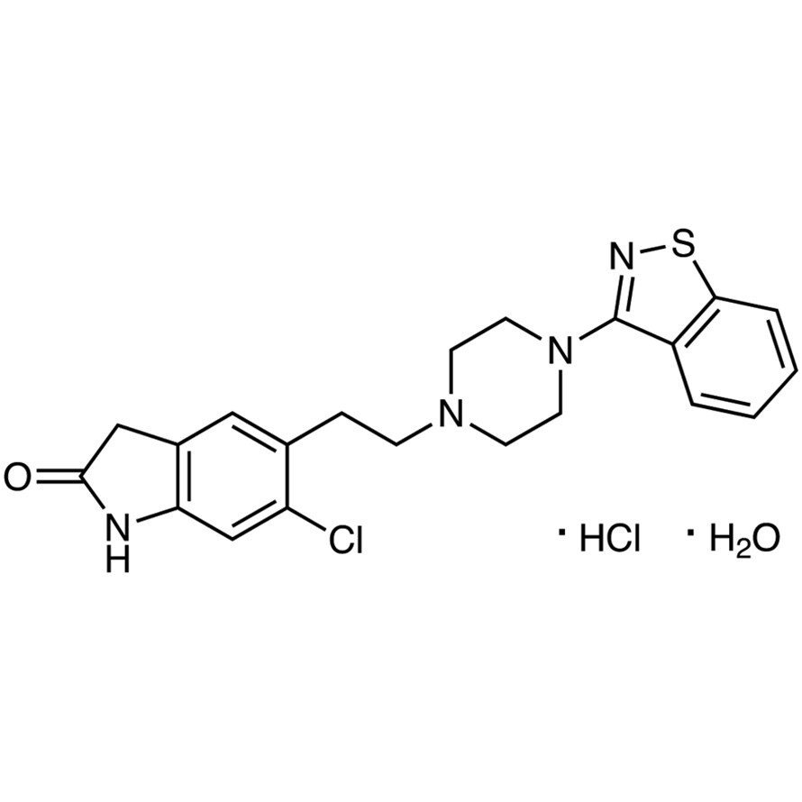 Ziprasidone Hydrochloride Monohydrate>98.0%(HPLC)50mg