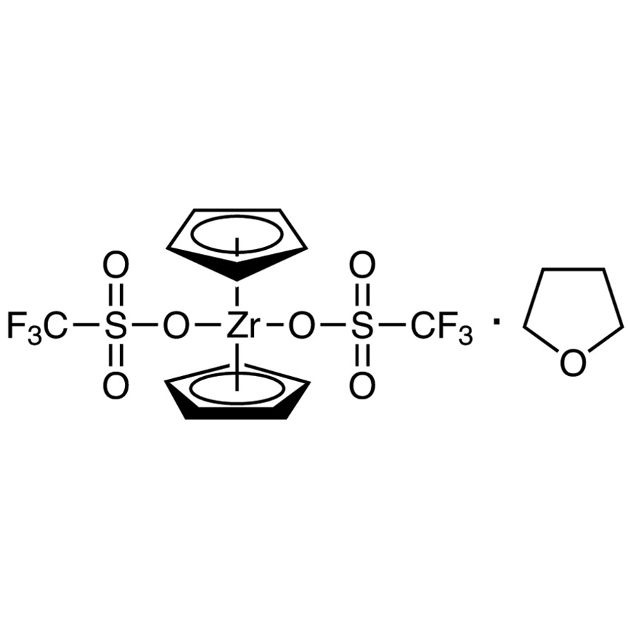 Zirconocene Bis(trifluoromethanesulfonate) Tetrahydrofuran Adduct>97.0%(T)5g