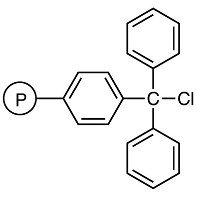 Trityl Chloride Resin cross-linked with 1% DVB (200-400mesh) (2.0-2.5mmol/g)1g