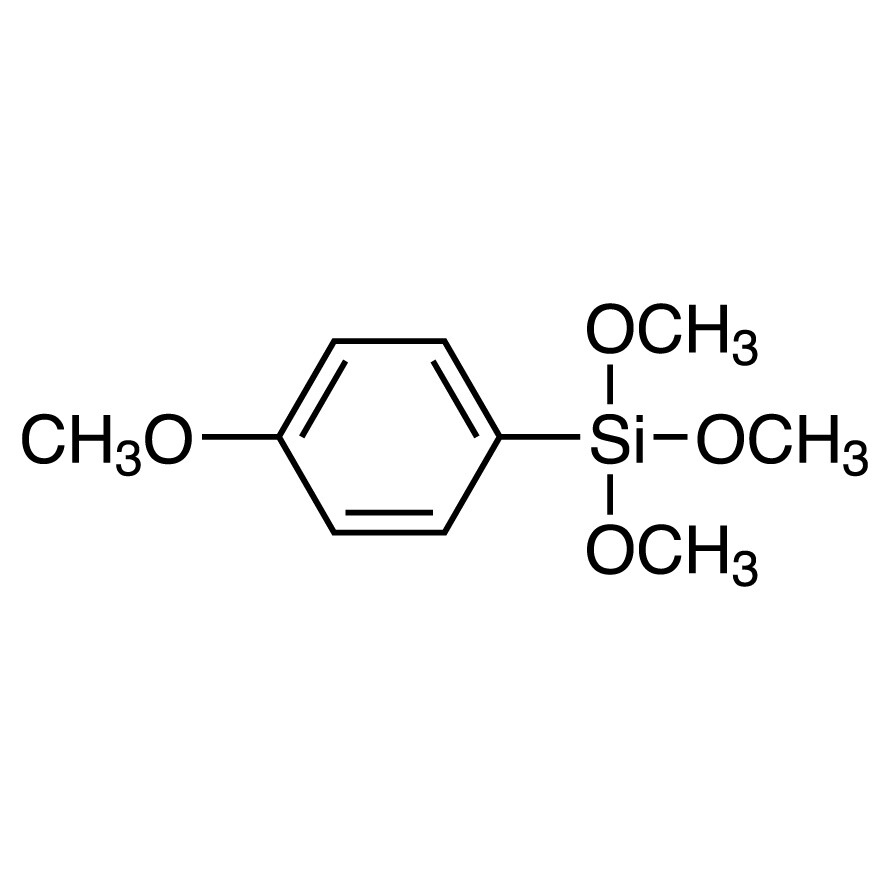 Trimethoxy(4-methoxyphenyl)silane&gt;93.0%(GC)5g
