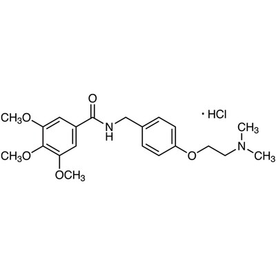 Trimethobenzamide Hydrochloride&gt;98.0%(HPLC)(T)1g