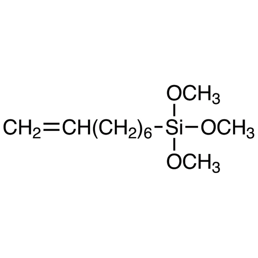 Trimethoxy(7-octen-1-yl)silane>90.0%(GC)25mL