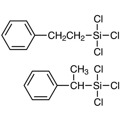 Trichloro(phenylethyl)silane (mixture of isomers)&gt;98.0%(GC)25g