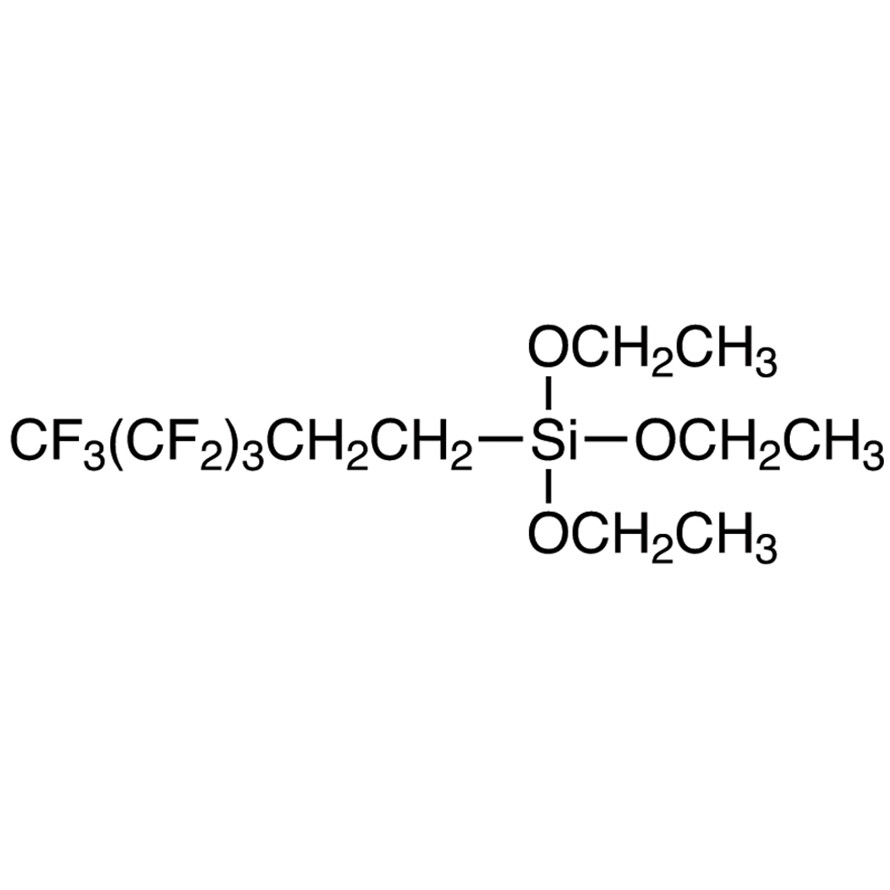 Triethoxy(1H,1H,2H,2H-nonafluorohexyl)silane&gt;97.0%(GC)5g
