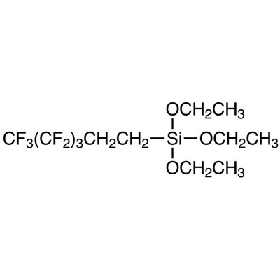 Triethoxy(1H,1H,2H,2H-nonafluorohexyl)silane&gt;97.0%(GC)25g