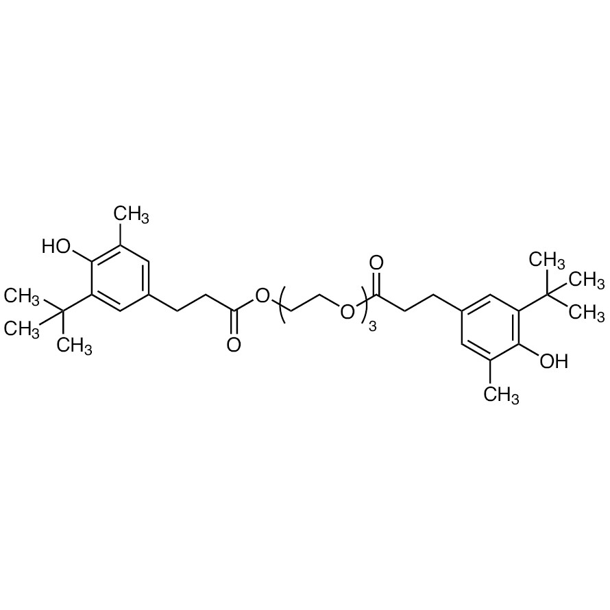 Triethylene Glycol Bis[3-(3-tert-butyl-4-hydroxy-5-methylphenyl)propionate]&gt;95.0%(HPLC)100g