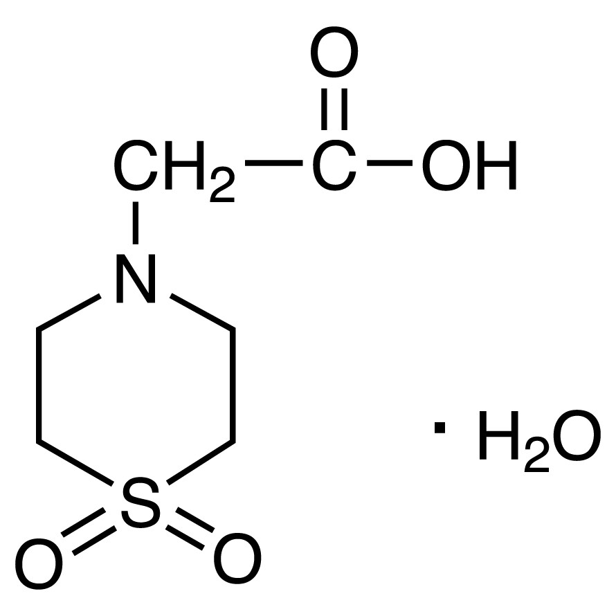 Thiomorpholinoacetic Acid 1&#39;,1&#39;-Dioxide Monohydrate&gt;98.0%(GC)(T)5g