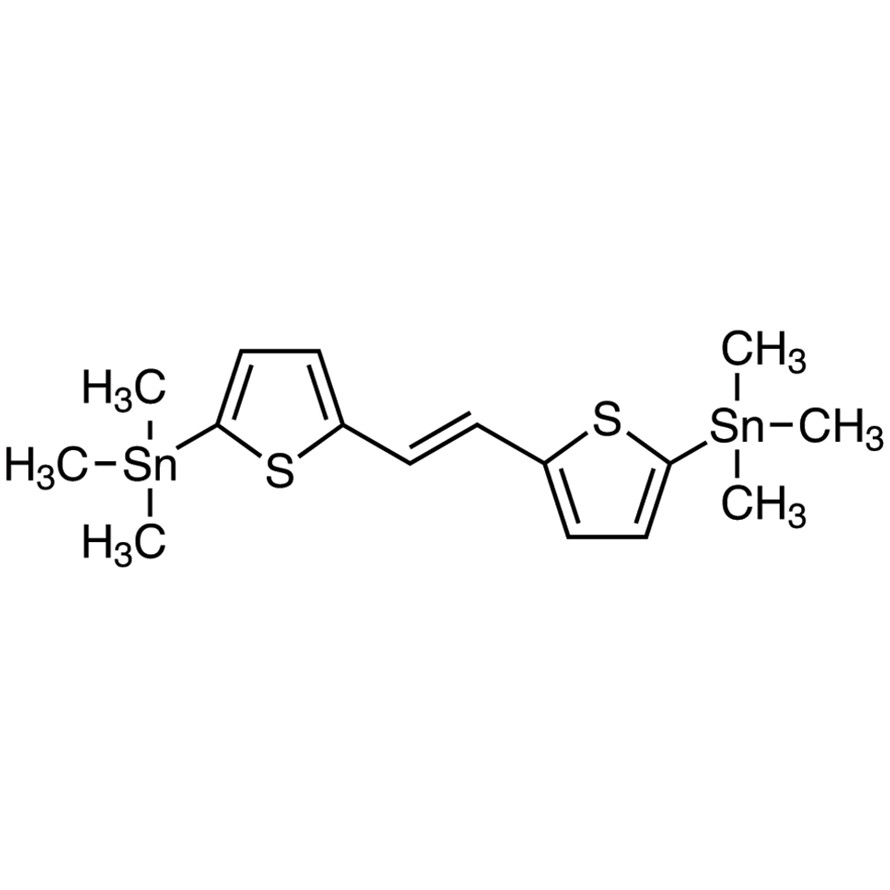 trans-1,2-Bis[5-(trimethylstannyl)thiophen-2-yl]ethene&gt;98.0%(HPLC)1g