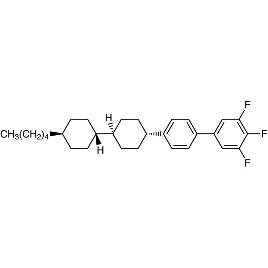 trans,trans-3,4,5-Trifluoro-4&#39;-(4&#39;-pentylbicyclohexyl-4-yl)biphenyl&gt;98.0%(GC)5g
