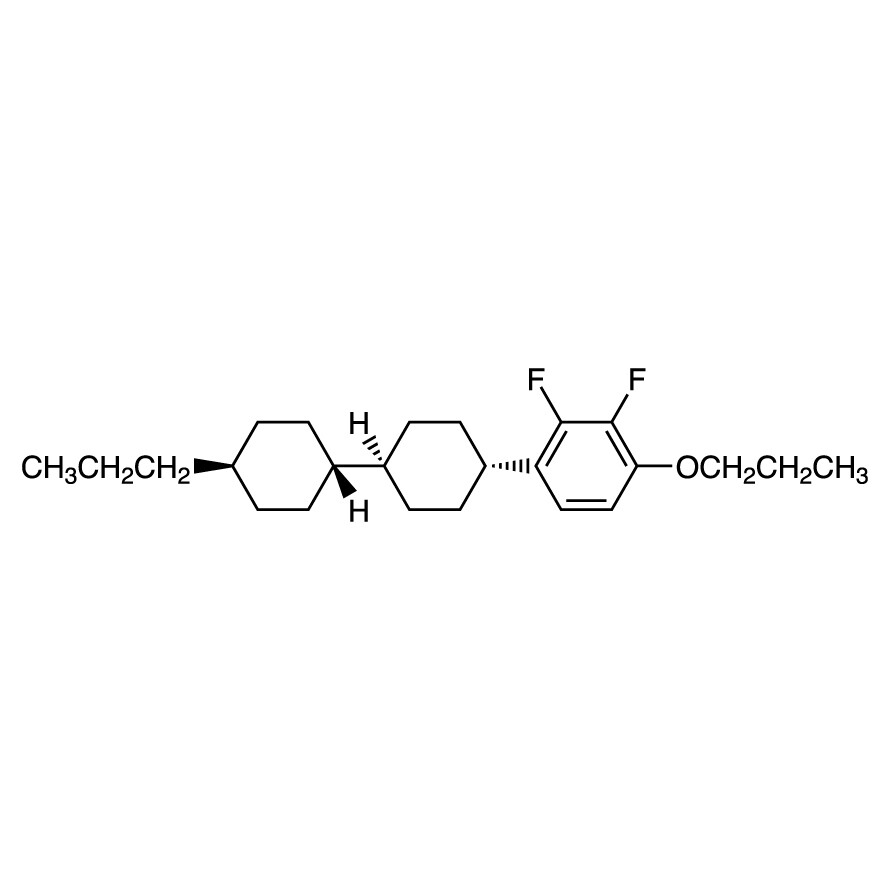 trans,trans-4-Propyl-4&#39;-(4-propoxy-2,3-difluorophenyl)bicyclohexyl&gt;98.0%(GC)1g