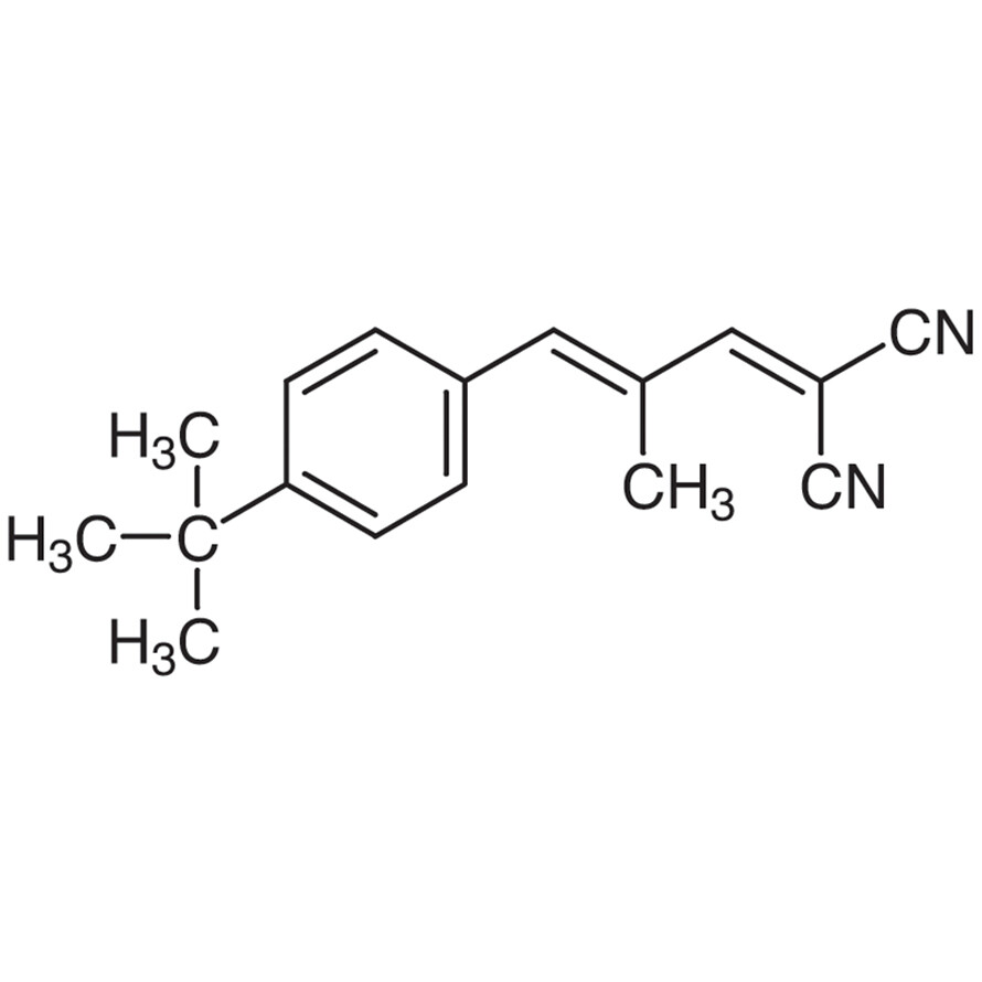 trans-2-[3-(4-tert-Butylphenyl)-2-methyl-2-propenylidene]malononitrile&gt;98.0%(HPLC)(N)1g