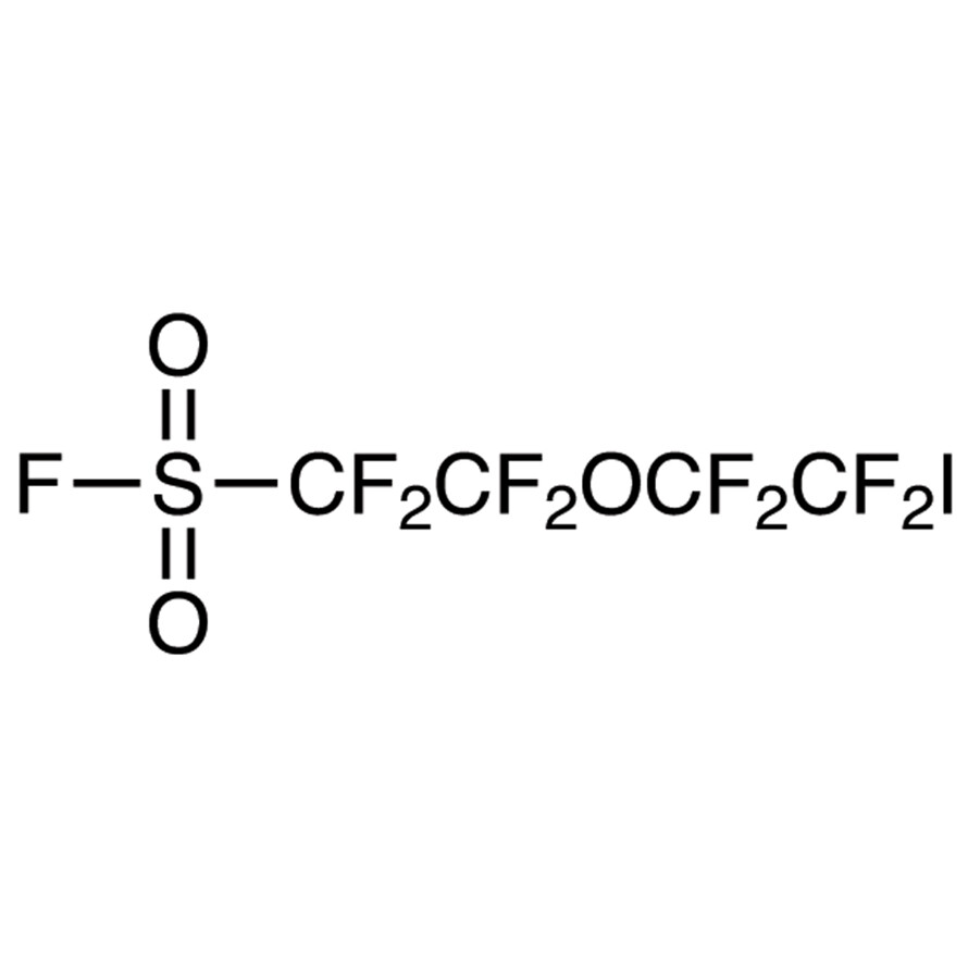 Tetrafluoro-2-(tetrafluoro-2-iodoethoxy)ethanesulfonyl Fluoride (stabilized with Na2S2O3)&gt;95.0%(GC)5g