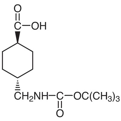 trans-4-(tert-Butoxycarbonylaminomethyl)cyclohexanecarboxylic Acid&gt;98.0%(GC)(T)5g