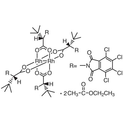 Tetrakis[N-tetrachlorophthaloyl-(S)-tert-leucinato]dirhodium Bis(ethyl Acetate) Adduct&gt;95.0%(HPLC)100mg