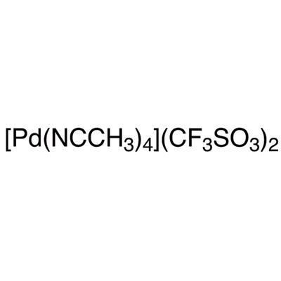 Tetrakis(acetonitrile)palladium(II) Bis(trifluoromethanesulfonate)&gt;95.0%(N)(T)1g