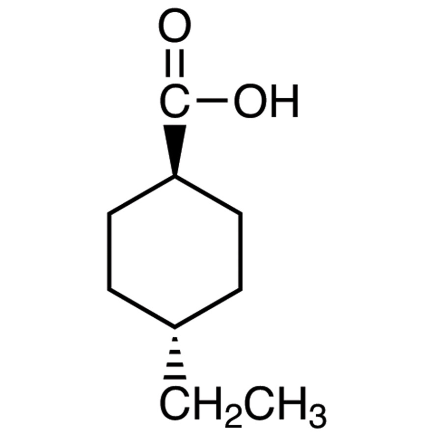 trans-4-Ethylcyclohexanecarboxylic Acid>98.0%(GC)(T)25g