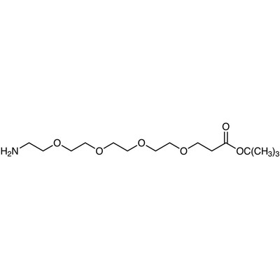 tert-Butyl 1-Amino-3,6,9,12-tetraoxapentadecan-15-oate&gt;95.0%(T)250mg