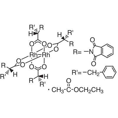 Tetrakis[N-phthaloyl-(S)-phenylalaninato]dirhodium Ethyl Acetate Adduct&gt;90.0%(qNMR)100mg