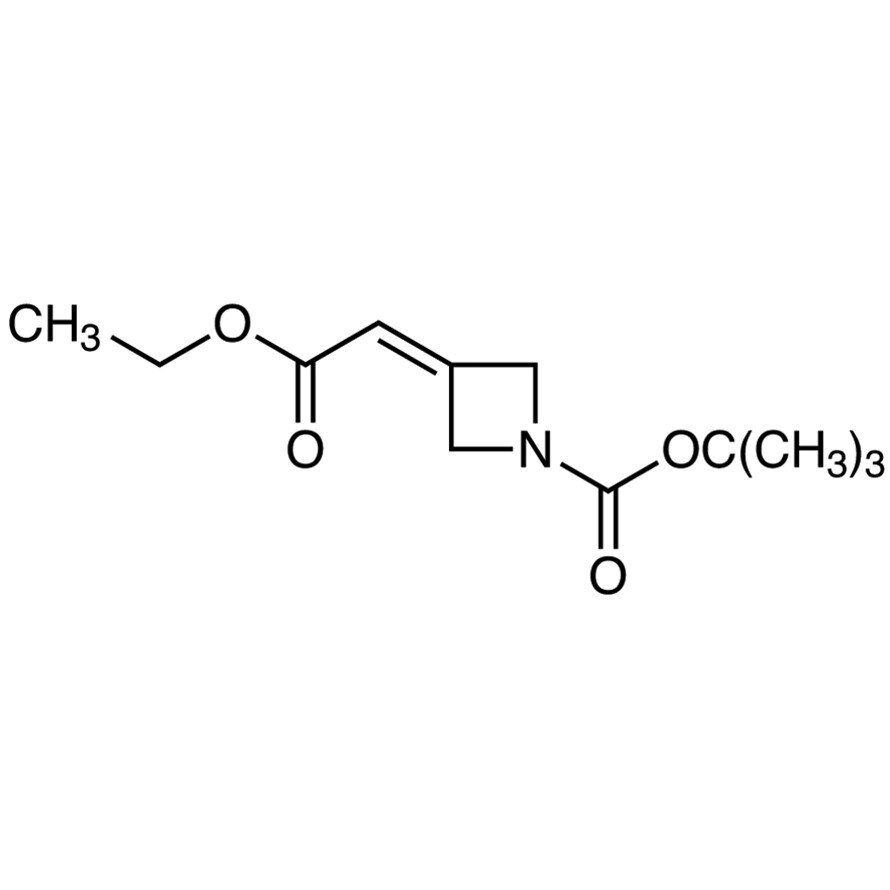 tert-Butyl 3-(2-Ethoxy-2-oxoethylidene)azetidine-1-carboxylate>98.0%(GC)200mg