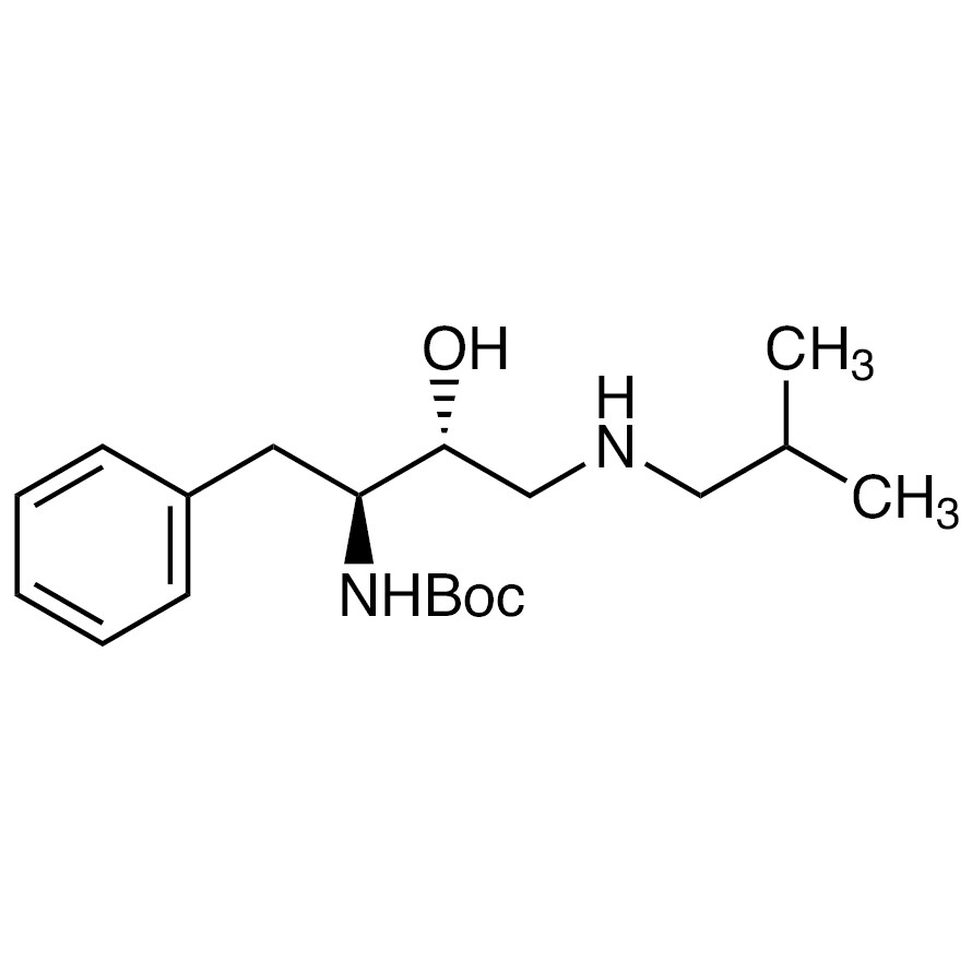 tert-Butyl [(2S,3R)-3-Hydroxy-4-(isobutylamino)-1-phenylbutan-2-yl]carbamate&gt;98.0%(HPLC)(T)5g