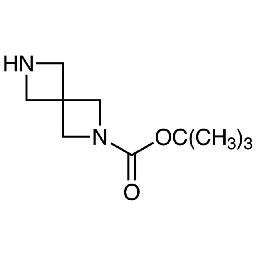 tert-Butyl 2,6-Diazaspiro[3.3]heptane-2-carboxylate&gt;98.0%(GC)200mg